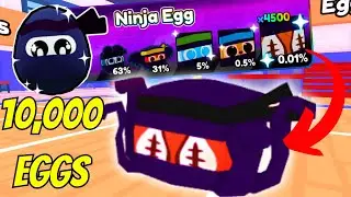 Arm Wrestling Simulator NINJA KRAKEN!!! Hatching 10,000 NINJA EGGS!