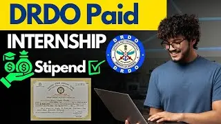 DRDO Internship 2026 (Paid) ✅ College Students Apply Now | Free Govt Certificate