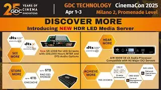 GDC Technology to Showcase Cutting-Edge Cinema Solutions at CinemaCon 2025