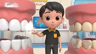 animasi 3d edukasi anak-anak Tentang kesehatan gigi 