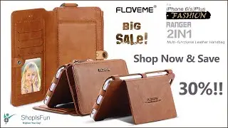 Retro Wallet Case for iPhone 6 /6S/Plus -- FREE SHIPPING!