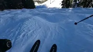 Vail CO, Jan 31,2025, Game Creek Bowl mogul run
