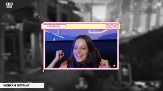 Cute Pink Twitch Overlay Package Animated For Streaming