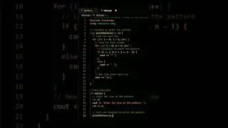 🔥🔥🔥| insane 🤓😎🤔pattern making | programming in c++ | c++ code | #programming #hacking #coding 🤠🤡😎