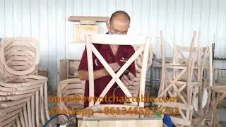 Cross Back Chair , X Back Farm Chair