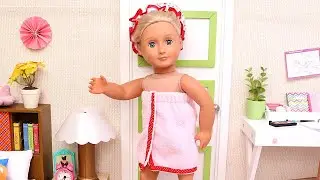 Juguetes Muñecas practican rutinas de familia! Colección de cuentos para niños.
