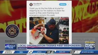 Local organization thanks first responders