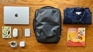 Everyday Carry Commuter Work Backpack | Aer Slim Pack Review and Minimalist Pack With Me