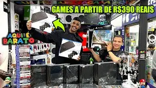 GAMES A PARTIR DE R$390,00 REAIS - É no AQUI É BARATO SANTA EFIGÊNIA!