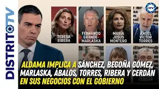 🔴Aldama implica a S&aacute;nchez, B. G&oacute;mez, Marlaska, &Aacute;balos, Torres, Ribera y Cerd&aacute;n en sus negocios🔴