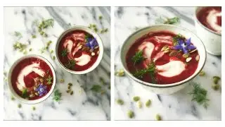 Creamy Beetroot Soup | Easy Detox Lunch for a Flat Belly