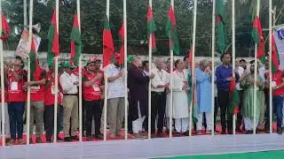 জাতীয় সংগীতের মধ্য দিয়ে কিশোরগঞ্জ জেলা বিএনপির ত্রি-বার্ষিক সম্মেলন শুরু