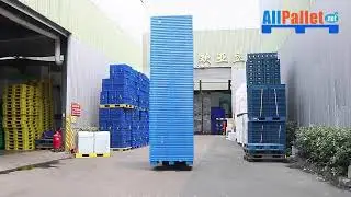 Nestable plastic pallets
