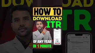 How To Download ITR OF Any Year In 1 Minute #itr #itrfilling #incometax #casumitsharma #ca