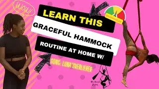 Learn this Graceful Hammock Routine at Home with our Tutorial | Luna's Verlier| The Aerial Besties