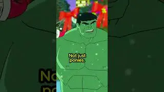 Hulk 🩷Loves🩷 Christmas🎄🎅🎁 #christmas #marvel #hulk #thor #shorts #foryou #like #and #subscribe