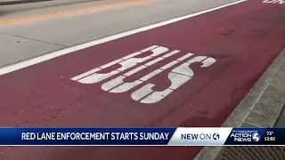 Pittsburgh drivers to face steep penalties for using red bus lanes