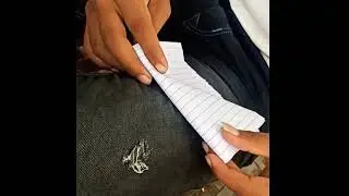 LIFE HACK 8 TIME PAPER FOLD COMPLETE GENIUS WORLD RECORD 😱😱 | #shorts