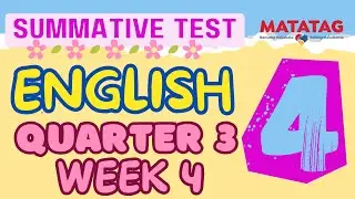 English 4 Q3 SUMMATIVE TEST W4 MATATAG CURRICULUM