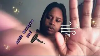 ✨ASMR Propless Wash n’ Dry w/ REAL sounds (Shampooing and Dream Blow Dry Tingles)🫧 💇🏾‍♀️✨