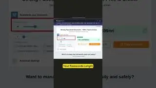 Generate Unhackable Passwords with This Free Password Tool!  #strongpasswords  #passwordgenerator