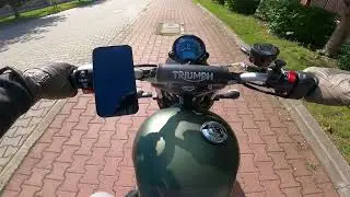 4K, invitation to walk in my shoes, street scrambler of Warsaw, daily commute, RAW audio, POV