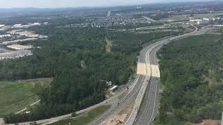 Landing at Dulles International Airport, Washington DC (Atterrissage à Dulles)