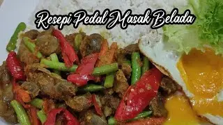 Resepi Pedal Ayam Masak Belada | Resepi Mudah