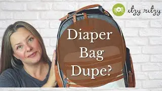 What’s In My Diaper Bag ? | $50 Itzy Ritzy Boss Backpack Dupe / knock-off Unboxing & Pack With Me