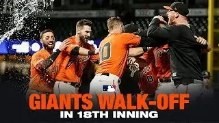 Giants walk-off in the 18th!