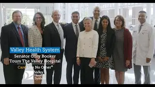 Senator Cory Booker Tours The Valley Hospital