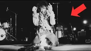 17-Year-Old Ed Caraeff, BORROWED Camera, ONE FRAME LEFT — Jimi Set Guitar FIRE — Most ICONIC Photo