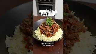 Cumin Lamb Rice Bowl