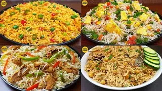 Try These Easy Rice Recipes For Dinner, Fajita Rice, Peri Peri Rice, Egg Fried Rice, Chana Pulao