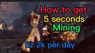 5 seconds mining in mir4 - 2k per day icome
