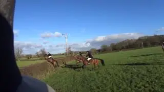 Alice Pearson at The Ledbury Hunt. Tweenhills Meet 19th December 2014