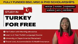 🇹🇷 T&uuml;rkiye Bursları BSc, MSc & Phd Scholarship 2026 &ndash; Fully Funded Study in Turkey - How to Apply