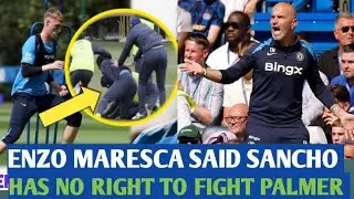 💙Enzo Maresca Reflects on Jadon Sancho and Cole Palmer Incident