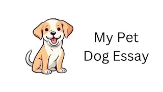 My Pet animal | My pet Dog | Pet animal dog essay writing in English 