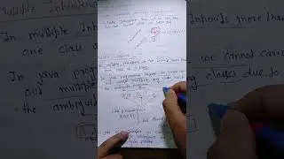 Multiple Inheritance In Java #corejava #java #sorts #viral #viralvideo #video #viralshorts #song