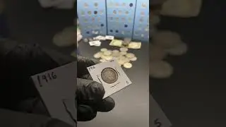 1916 #barber #dime time! 18,400,000 minted!! #shorts #numismatics #coinrollhunting #silver #coins