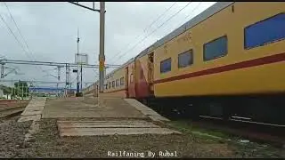 Beautiful ICF Coaches Mahanagari Departing With Peacefully | RailfanRubal