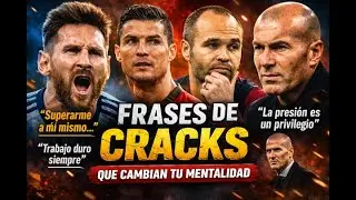 Frases de cracks Messi, CR7, Iniesta&hellip;