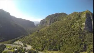 Punakaiki Beach Camp from above