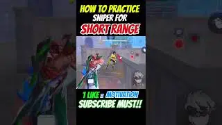Short Range Sniper Practice 🎯 | Improve Accuracy Fast | Mr Ak Abi #freefiremax #gaming #iqooneo10
