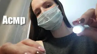 🩺 Врач‑студент на дому: первый осмотр - ASMR‑мурашки гарантированы! #АСМРшепот @annafdr_asmr