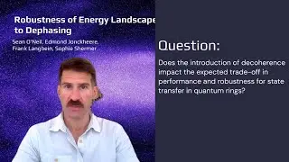 Robustness of Energy Landscape Control to Dephasing - Video Abstract