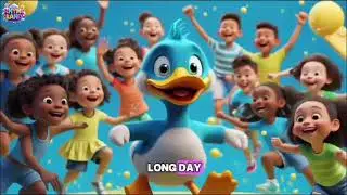 Happy Little Duck Plays and Smiles with Kids | Animated Fun Song | Rhyme Land