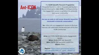 Ant-ICON EMCR Community Engagement Meeting, 29th September 2021