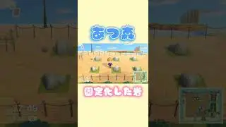 【あつ森】固定化した岩!!!#shorts